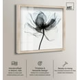 thumbnail image 2 of Midania II Shadowbox Print Blue Floral Art by Art Remedy, Blonde Frame, 16 x 16, 2 of 7