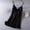Black, variant on Women Nightgown Sexy Nightgown Chemises with Built in Bra Sleep Dress Above-the-Knee V-Neck Sleeveless Black Womens Summer Nightgowns
