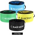 thumbnail image 2 of 4-Pack Waterproof RV Hose Bag Storage - Includes Fresh Water, Black Water, Electrical & Accessories Bags - Heavy-Duty Breathable Mesh, Sewer Hose Storage Bag, 2 of 6
