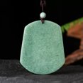 thumbnail image 2 of K-KED Natural Jade Gift for Men and Women Blessing Auspicious Flower Phoenix Pendant, 2 of 5