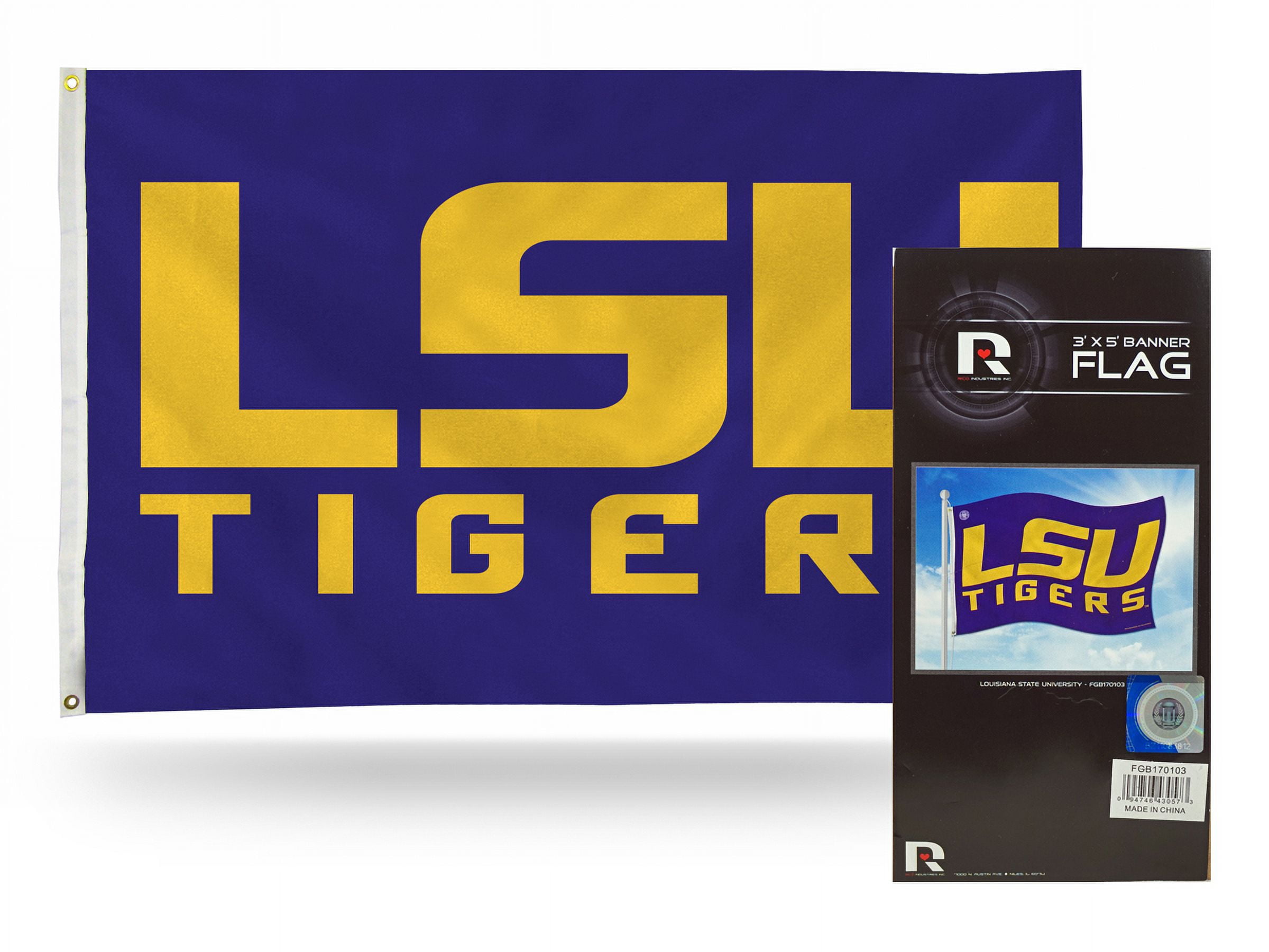 Louisiana State Univ. Indoor / Outdoor 3x5 Banner Flag