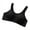 Black, variant on Women's Plus Size Strapless Bra Comfortable Support No Steel Rims Adjustable Seamless Underwire Lingerie
