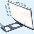 thumbnail image 4 of MesaSe 12-inch 3D Screen Magnifier with Foldable Stand  Ultra HD Curved Magnifying Projector  Compatible with All Smartphones  Portable Movie  Video  Game Display Accessory  Ideal Christm, 4 of 7