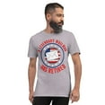 thumbnail image 2 of A Legendary Mailman Has Retired USA Flag Postal Worker Premium T-Shirt (Heather Grey, 3XL), 2 of 4