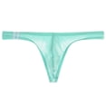 thumbnail image 4 of Tanga transparente de seda de hielo para hombre, ropa interior fina de cintura baja, sexy, con forma de U, pantalones cortos transpirables de verano para jóvenes, 4 of 6