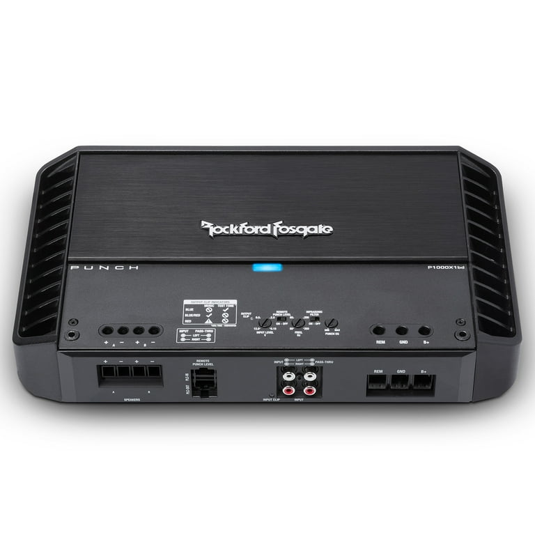 Rockford Fosgate Car Bass Punch P1000X1BD 1000 Watt Class-bd Mono
