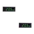 thumbnail image 4 of Maytalsory Car Clock Voltmeter Universal and Durable Accessories Green 58x22mm 2Set, 4 of 6