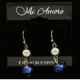 thumbnail image 4 of Mi Amore Drop-Dangle-Earrings Blue/Silver-Tone, 4 of 5