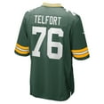 thumbnail image 3 of Men's Nike Kadeem Telfort  Green Green Bay Packers  Game Jersey, 3 of 6