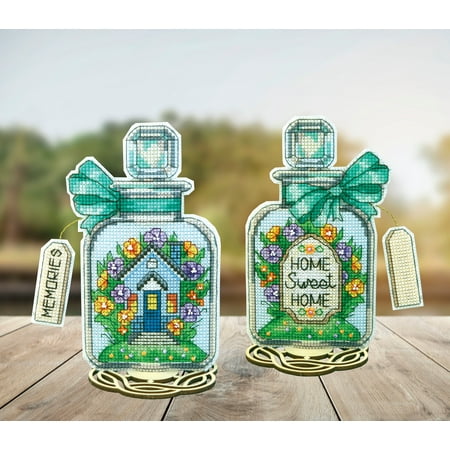 UPC: 4823069642648 | T-74C Counted cross stitch kit Crystal Art Scent of life