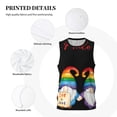 thumbnail image 3 of Sikiie Lgbt Gnome Basketball Jersey Reversible Men's Mesh Athletic Sports Shirts Training Practice S-4XLSmall, 3 of 6