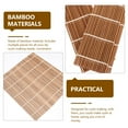thumbnail image 4 of OULII Sushi Making Mat 2Pcs Bamboo for Sushi Enthusiasts and Elegant Decor, 4 of 4