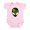 Petal Pink, variant on CafePress - Alien Cosmic Body Suit - Baby Light Bodysuit, Size Newborn - 24 Months