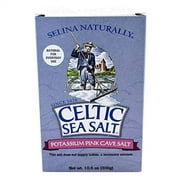 Celtic Sea Salt Pink Potassium Cave Salt 10.6 Oz (300 G)  Extra Fine Grain, Natural, Light In Sodium  For Shaker Jar, Salty, 10.6 Oz (Pack of 1)