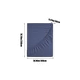 thumbnail image 3 of SSZMDLB Fitted Sheet Double Bed, Non-Slip Mattress Cover All-Inclusive Protection, Soft Polyester Bedding for Sleeping Naked, Elastic Deep Pocket 30cm, Solid Color Bed Sheet, 3 of 6