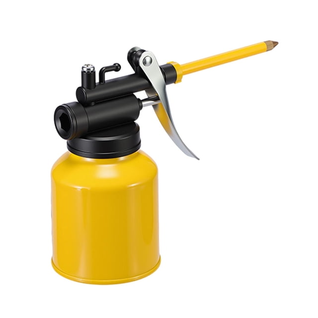 arctrm Hand Pump Oiler Can Long Spout Filling Pot Handheld Sprayer Manual Oiler Oil Can Rigid hose