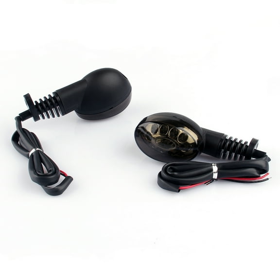 Front Rear LED Turn Signals Blinker Indicator, Amber For Kawasaki NINJA 250R