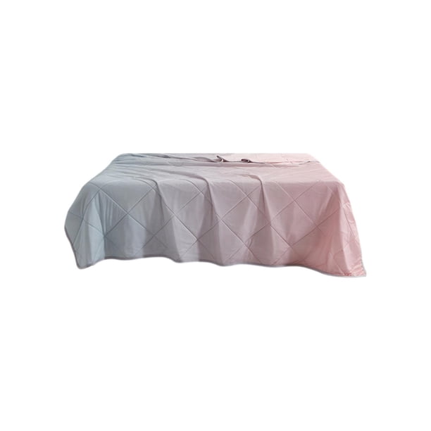 Pequeño Aire Acondicionado para Dormitorio Edredón Pavo Sombrillas Azules Gradiente 100x150cm Cubierta de Cama Transpirable Ligera para el Sueño de Primavera Y Verano