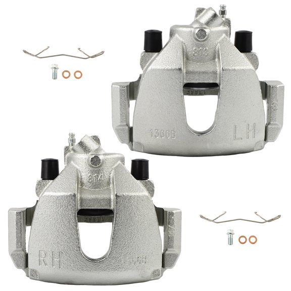 Brake Calipers 2PCS ECCPP Front 19B2942 19B2943 compatible for 2004 For Mazda For 3