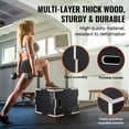 thumbnail image 4 of KFFKFF Multi-Functional Plyo Box, 16/14/12-Inch, Wood, for Jumping & Agility, Non-Slip Surface, Ideal for Home Gym, Conditioning & Strength, Black, 4 of 9