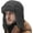 Pl2407-gray, variant on Trapper Hat Warm Fleece Winter Hat with Adjustable Chin Strap, Windproof Waterproof Ski Ushanka Hats for Cold Weather