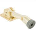 thumbnail image 3 of Heavy-Duty Kick-Down Stop with 4 Screws, 4 Inches, Polished Brass by Stone Harbor Hardware, 3 of 4
