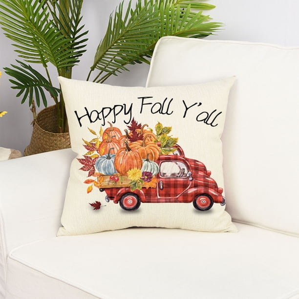 Funda de cojín decorativa | Funda suave para cojín auxiliar de sofá, cama o silla | Funda cuadrada de poliéster de 45x45 cm | 1 pieza para la decoración del hogar, sala de estar o dormitorio