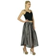 thumbnail image 4 of Bimba Long Tulip Skirt Double Layer Cotton & Net Ankle Skirt Bottoms, 4 of 5