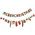 thumbnail image 3 of Merry Christmas Banner Christmas Bunting Decoration for Mantel Backdrop Home, 3 of 8
