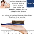 thumbnail image 2 of Gentle 6.5" Nylon Bristle Scalp Sensitive Travel Size Hair Brush, 2 of 24