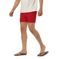 thumbnail image 4 of Lars Amadeus Men's Shorts Summer Beach Shorts Solid Mesh Lining Drawstring Waist Swim Shorts, 4 of 6