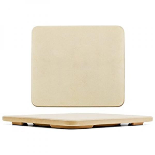#1 Pizza Stone Baking Stone. SOLIDO Rectangular 14x16 Perfect for Oven, BBQ and Grill by Solido-baking
