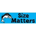 thumbnail image 5 of 10in x 3in Fishing Size Matters Vinyl Sticker, 5 of 5