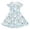Light Blue, variant on Toddler Girl Dress Kids Cartoon Print Short Sleeve Playful Summer Day Comfortable Twirl Midi Dress Girls Dresses Light Blue 9-10Y