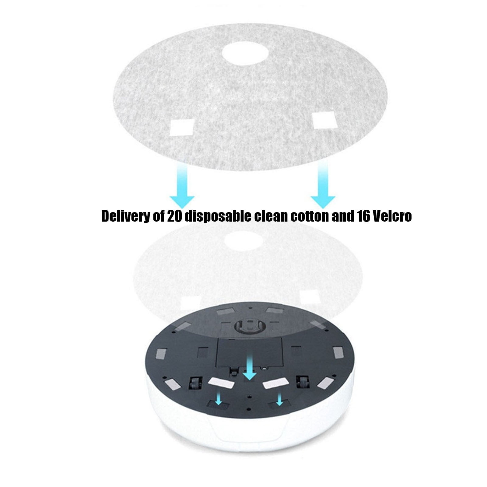SPOORYYO Robot Vacuum Cleaner Toy Kids Holiday Gifts Auto Floor Cleaning Toy Play With Children And Pet Easy To Use Large Capacity Battery Low Noise