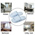 thumbnail image 5 of DODOING Woman's Man's House Indoor & Outdoor Slippers Anti-Slip Massage Shower Spa Bath Pool Gym Slides Flip Flop Open Toe Comfortable Soft Sandals Casual House Shoes, 5 of 8