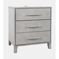 thumbnail image 4 of Jofran Eloquence Contemporary Modern 28" USB Charging Nightstand with Drawers and Metal Hardware, 4 of 9