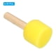 thumbnail image 3 of Esponjas de pintura Uxcell para pintura, brocha de esponja redonda de espuma con mango de madera amarilla 1.5, 3 of 7