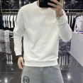 thumbnail image 3 of Ropa para hombre, sudaderas sencillas de cuello redondo y cuello redondo para hombre, sudadera con gráfico, jersey sin capucha, una pieza, moda Harajuku, otoño, 3 of 5