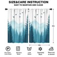 thumbnail image 2 of Blackout Kids Curtains,Forest with Mountains Childrens Insulated Curtains Set Of 2,Bedroom Essentials,Toddler Room Decor 52x84in(132x213cm), 2 of 4