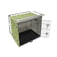 thumbnail image 6 of Fruits Dog Crate Cover, Summer Eat Apples Pattern Home Brew Autumn Season Juicy Organic Fresh Diet, Easy to Use Pet Kennel Cover Small Dogs Puppies Kittens, 7 Sizes, Fern Green and White, by Ambesonne, 6 of 6