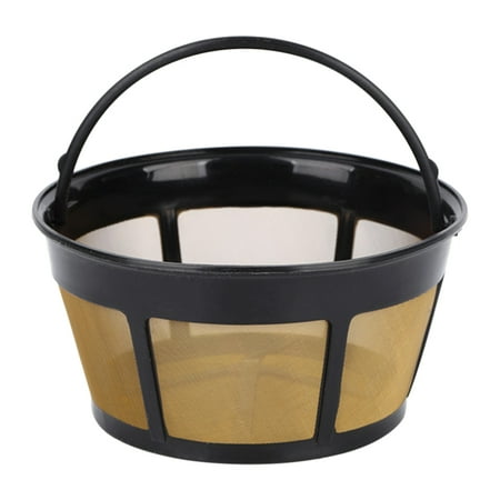 

Coffee Basket Stainless Steel Home Kitchen Fine Mesh Reusable With Handle