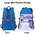 thumbnail image 2 of Mochila de Senderismo G4Free 40L Ligera e Impermeable 1kg, 2 of 9