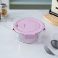 thumbnail image 6 of Glass Bento Box | Microwave-Safe Heated Lunch Container | Thermal Shock Resistant | Food Storage Organizer | Durable Glass | Dishwasher Safe | Meal Prep | Office Work | Portable Design | Freshness, 6 of 6