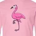 thumbnail image 4 of Inktastic Ladylike Flamingo Long Sleeve Youth T-Shirt, 4 of 5