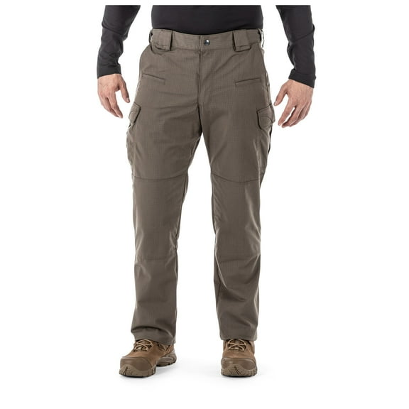 5.11 Work Gear Men's Stryke Pants, Adjustable Waistband, Stretchable Flex-Tac Fabric, Storm, 28W x 30L, Style 74369