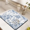 thumbnail image 2 of Washable Rubber Multicolored Flower Leaves Dish Drying Mats for Kitchen Counter Home Large Coffee Bar Pad Accessories and Decor for Utensils Stemware 18''x24'', 2 of 7