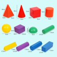 thumbnail image 3 of Dalazy 12 Pieces Large Size Pattern Blocks Colorful for Game Shape Sorters Teaching, 3 of 9