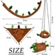 thumbnail image 2 of Juego de 5 uds de hamacas, columpio, túnel para hámster, juguete para hámster del bosque, planeador para mascotas, cerdo, hámster, pájaros, animales pequeños para jugar y dormir, 2 of 5