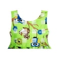 thumbnail image 4 of Girls Illusion Checked Organza Dress Owl Squirrel Print Cute Party 4, 4 of 4
